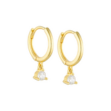 Aglow Hoops - 14K Gold Plated