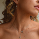Homeward Hoops - Sterling Silver