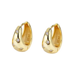14K gold-plated Orali hoop earrings