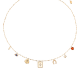 Manifestation Portal Charm Necklace - 14K PVD Plated