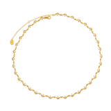 Wave Necklace - 14K Gold Vermeil