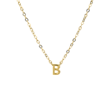 Petite Letter Necklace - 14K Gold Vermeil