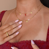Bar Necklace - 14K Gold PVD Plated