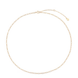 Duo Link Necklace - 14K Gold PVD Plated
