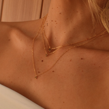 Petite Letter Necklace - 14K Gold Vermeil