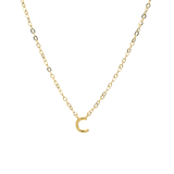 Petite Letter Necklace - 14K Gold Vermeil