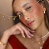 Duo Link Necklace - 14K Gold PVD Plated