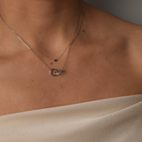 Interlocked Necklace - Sterling Silver