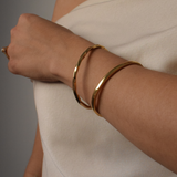 Essential Golf Bangle - 18K Gold Plated Stainless Steel