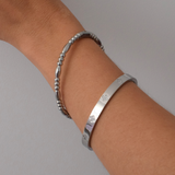 Bobble Bangle - Stainless Steel