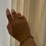 Bobble Ring - 18K Gold Plated Stainless Steel