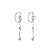 Raya Hoops - Sterling Silver
