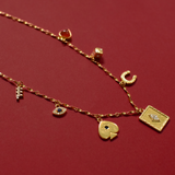 Manifestation Portal Charm Necklace - 14K PVD Plated