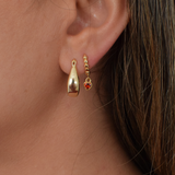 Tessa Hoops - 14K Gold Plated