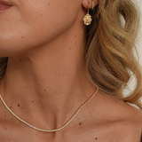 Petite Tennis Necklace - 14K  Gold Vermeil