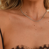 Petite Tennis Necklace - Sterling Silver
