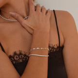 Petite Tennis Bracelet - Sterling Silver