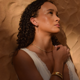 Infinite Bezel Tennis Necklace - 14K Gold Vermeil