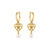 Love Note Hoops - 14K Gold Plated