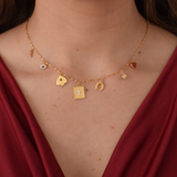 Manifestation Portal Charm Necklace - 14K PVD Plated