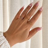 Tiara Ring - 18K Gold Plated Stainless Steel