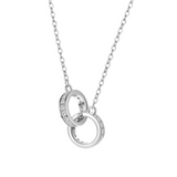 Interlocked Necklace - Sterling Silver