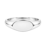 Oval Signet Ring - Stainless Steel