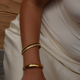 Tara Bangle - Stainless Steel