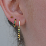 Abi Hoops - 14K Gold Plated