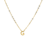 Petite Letter Necklace - 14K Gold Vermeil