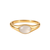 Luna Ring - 18K Gold Plated Stainless Steel
