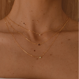 Petite Birthstone Necklace - 14K Gold Vermeil