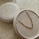 Deco Link Chain - 14K Gold PVD Plated