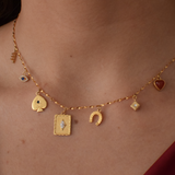 Manifestation Portal Charm Necklace - 14K PVD Plated