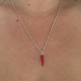 Cornicello Pendant - Sterling Silver