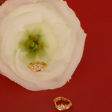 Valentine Hoops - 14K Gold Plated