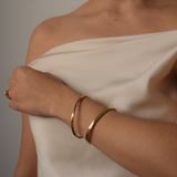 Essential Golf Bangle - 18K Gold Plated Stainless Steel