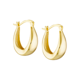 Tessa Hoops - 14K Gold Plated
