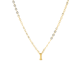 Petite Letter Necklace - 14K Gold Vermeil