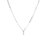 Petite Letter Necklace - Sterling Silver