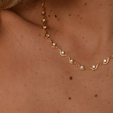 Wave Necklace - 14K Gold Vermeil