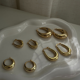 Tessa Hoops - 14K Gold Plated