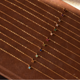 Petite Birthstone Necklace - 14K Gold Vermeil