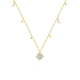 Phase Necklace - 14K Gold Plated