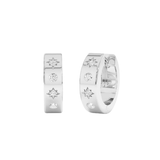 Starlight Hoops - Sterling Silver
