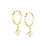 14K gold-plated Sofi hoop earrings
