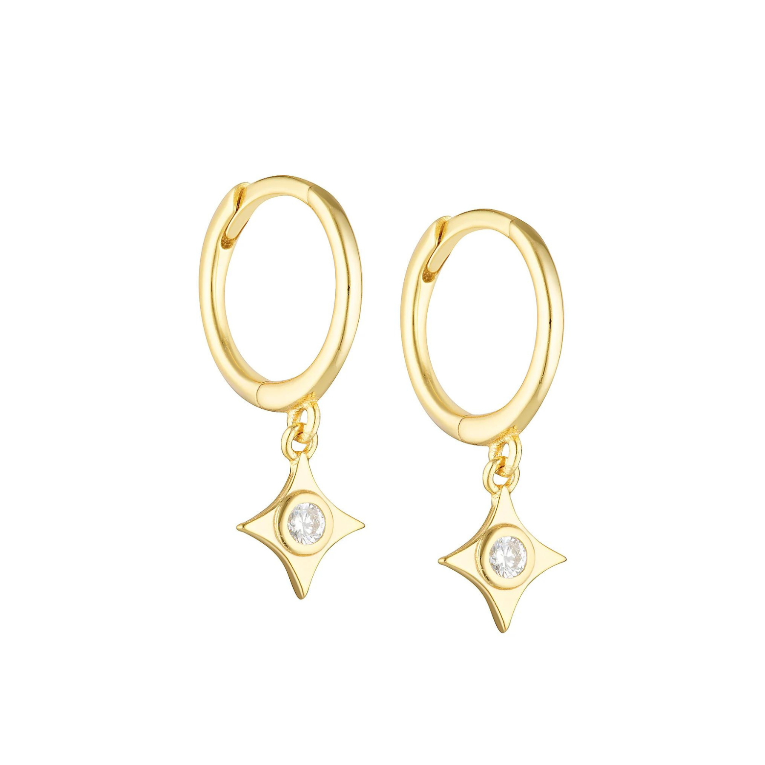 14K gold-plated Sofi hoop earrings