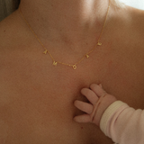 Petite Multi Charm Necklace - 14K Gold Vermeil