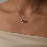 Interlocked Necklace - Sterling Silver