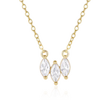 Marquise Necklace - 14K Gold Plated